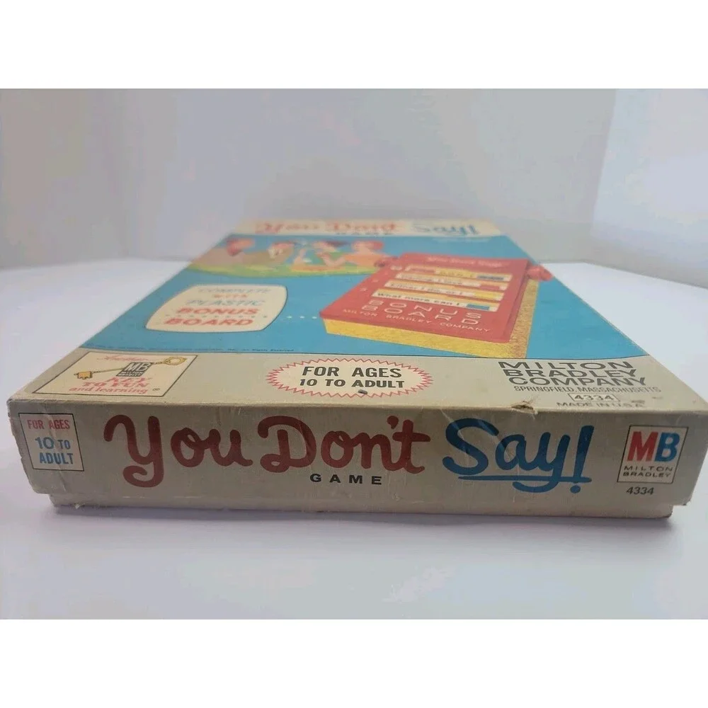 You Don’t Say! Game (1963 Milton Bradley) – Complete w/ Bonus Board & Tokens